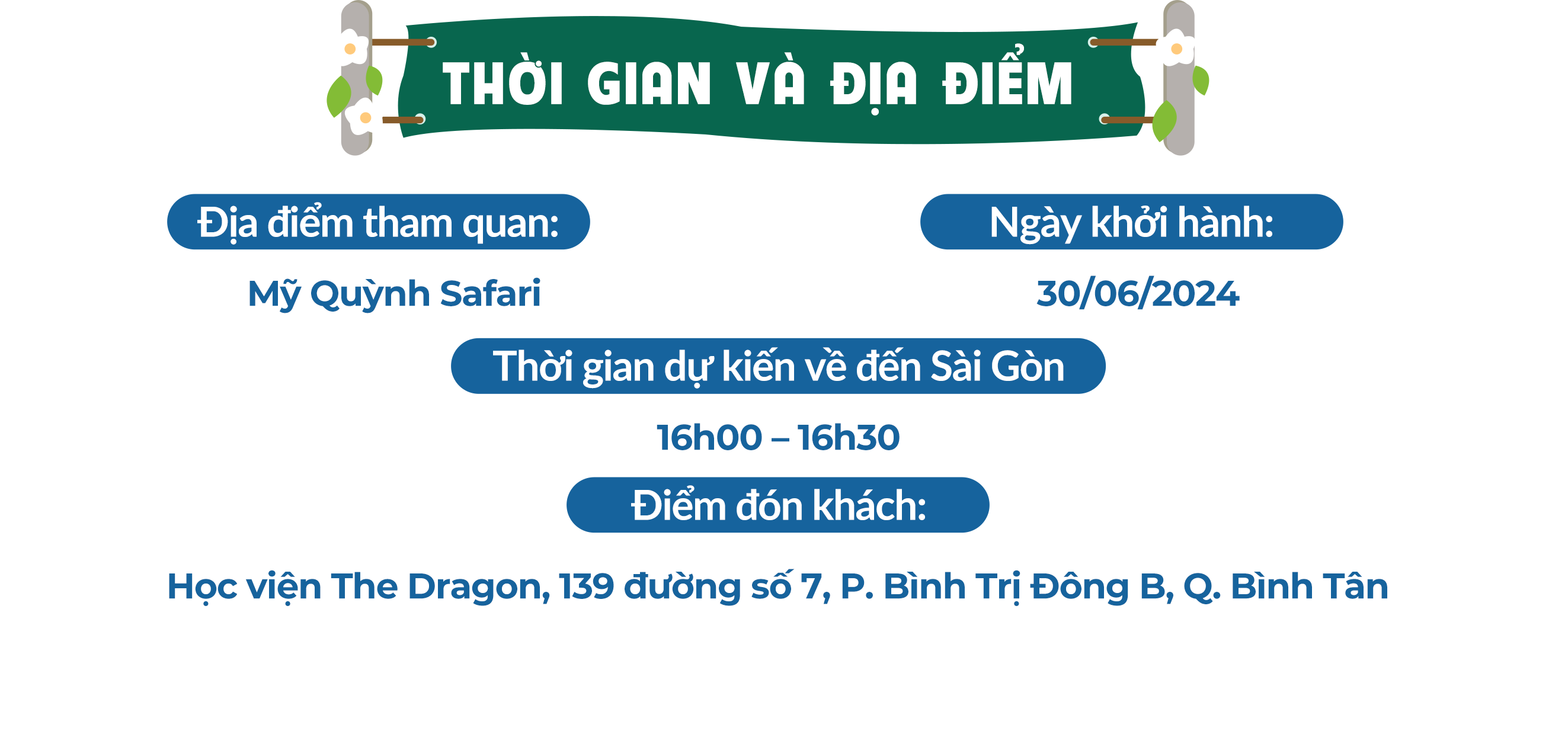 ChƯƠng TrÌnh DÃ NgoẠi – MỸ QuỲnh Safari