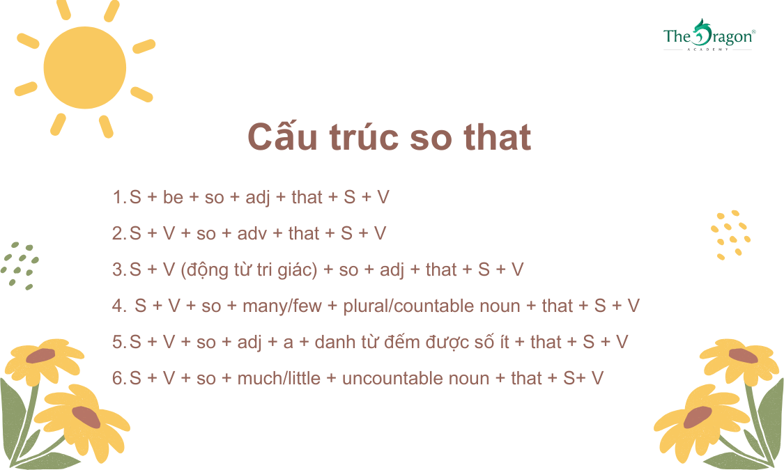 Cấu trúc so that