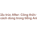Cấu trúc After: Công thức và cách dùng trong tiếng Anh