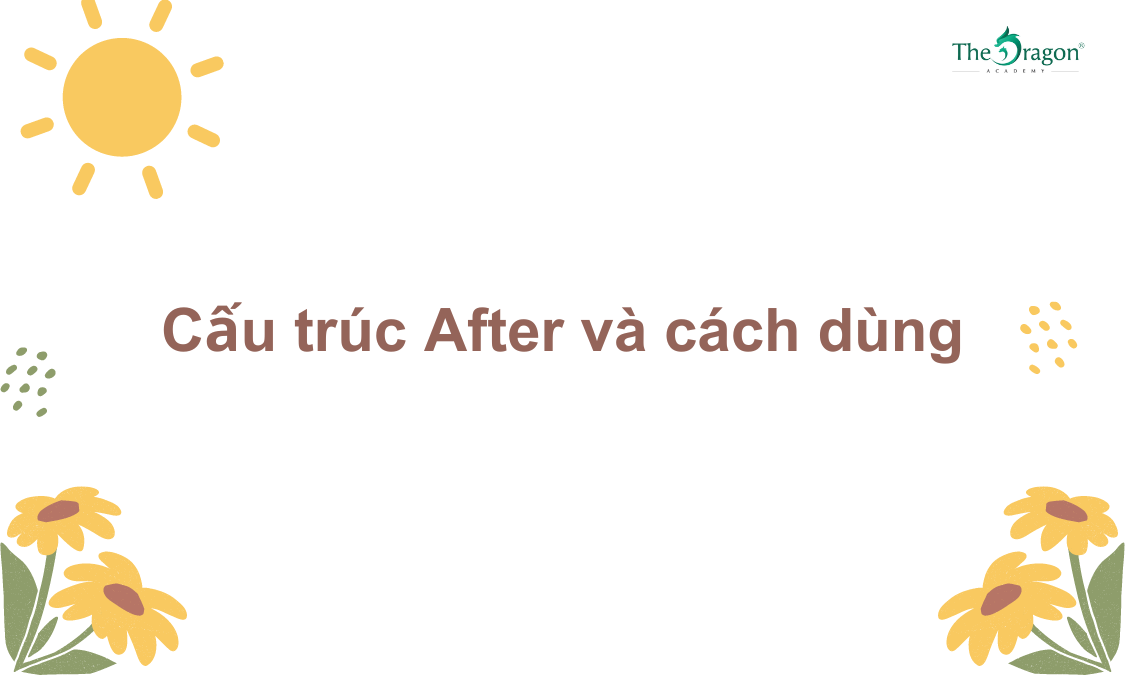 Cấu trúc After và cách dùng