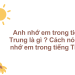 Anh nhớ em trong tiếng Trung là gì ? Cách nói anh nhớ em trong tiếng Trung