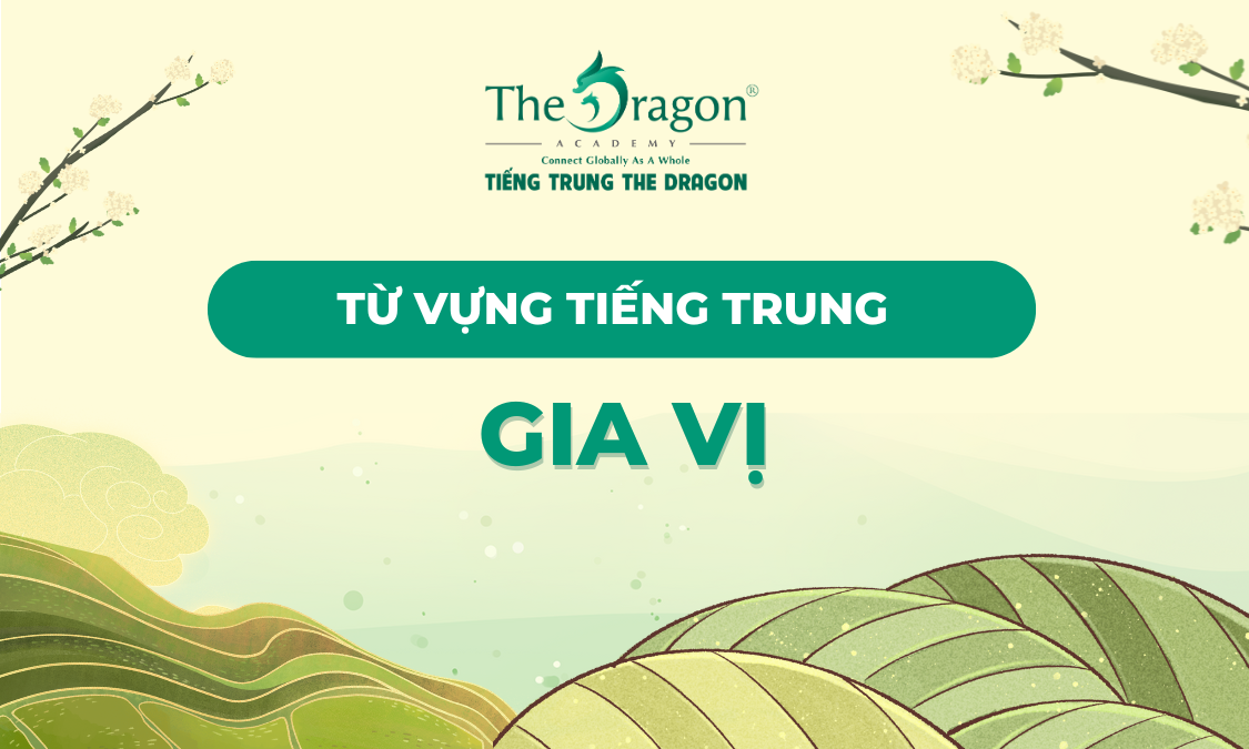 Từ vựng tiếng Trung về gia vị