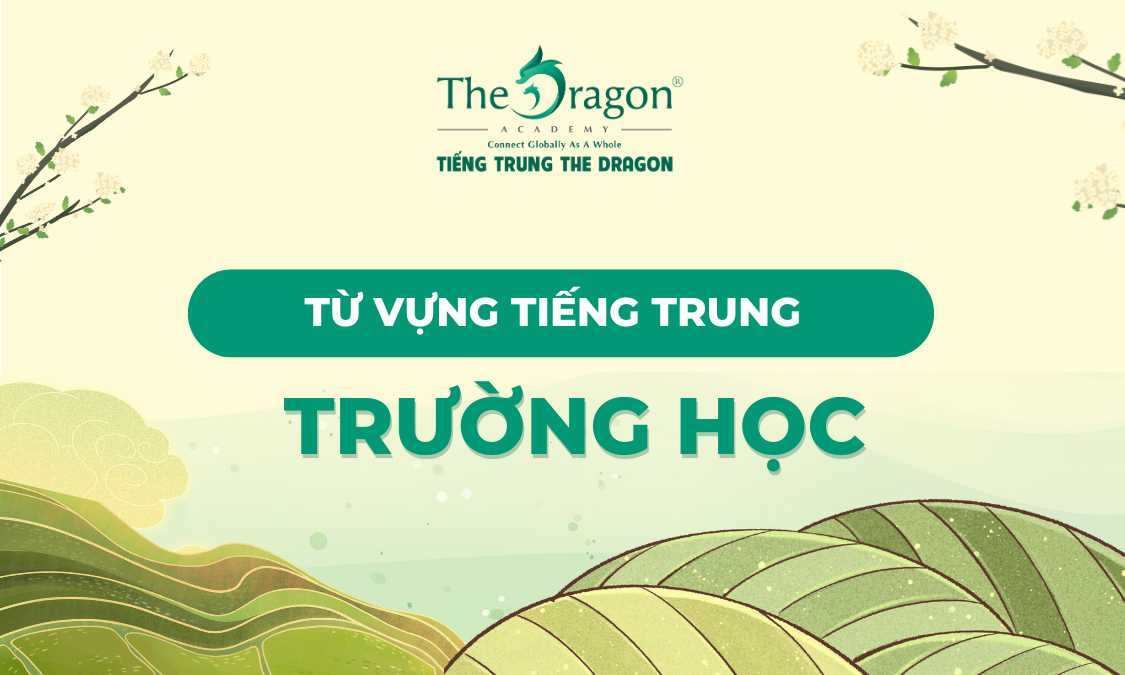 Từ vựng tiếng Trung về chủ đề trường học