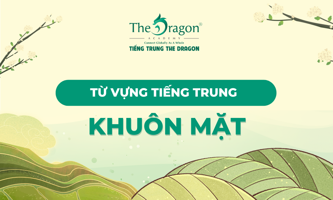 Từ vựng tiếng Trung về các bộ phận trên khuôn mặt