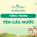 Tên của các nước trên thế giới trong tiếng Trung
