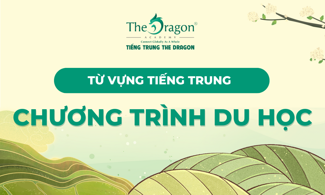 Từ vựng tiếng Trung về chương trình du học