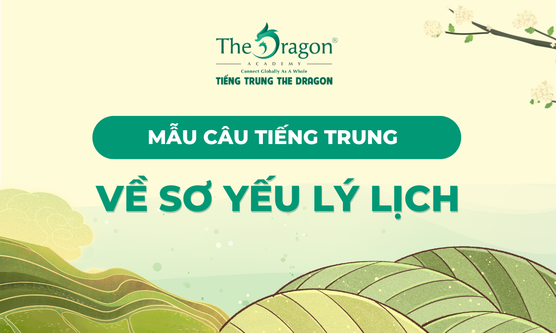 Mẫu câu viết sơ yếu lý lịch bằng tiếng Trung