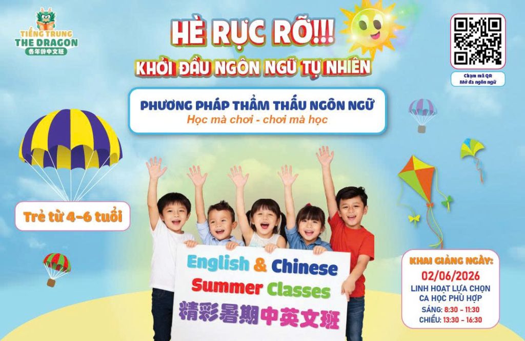 MÙA HÈ RỰC RỠ 2026: KHỞI ĐẦU NGÔN NGỮ TẠI THE DRAGON 
