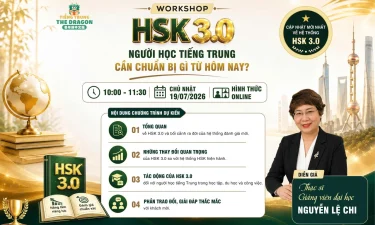 Workshop Hsk 3.0: NgƯỜi HỌc TiẾng Trung CẦn ChuẨn BỊ GÌ TỪ HÔm Nay?