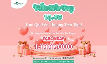 NHẬN QUÀ VALENTINE TỪ HỌC VIỆN THE DRAGON