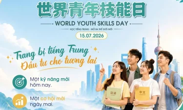 Ngày Kỹ Năng Thanh Niên Thế Giới (世界青年技能日): Trang Bị Tiếng Trung – Đầu Tư Cho Tương Lai