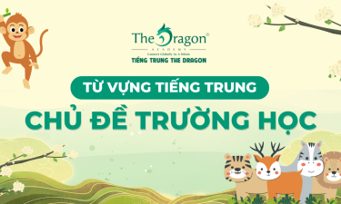 Từ vựng tiếng Trung chủ đề trường học và mẫu câu giao tiếp