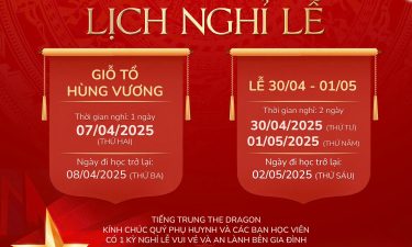 THÔNG BÁO NGHỈ LỄ