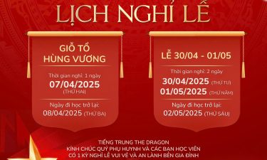 THÔNG BÁO NGHỈ LỄ